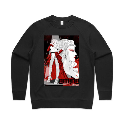 Red Logo 2023 Moments - AS Colour Womens Supply Crew Thumbnail