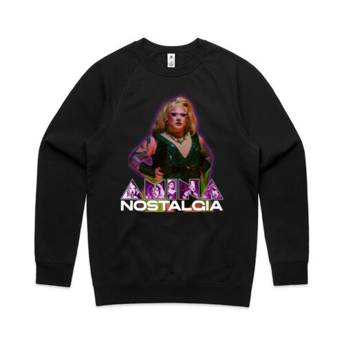 Amina Nostalgia Purple Logo with Photo - AS Colour Mens Supply Crew Thumbnail