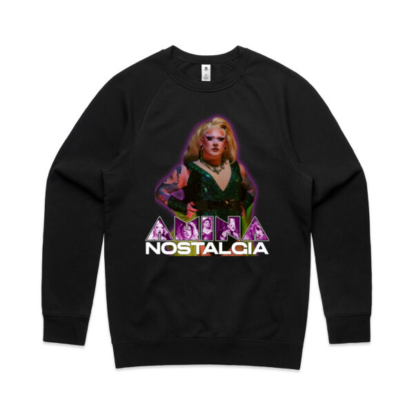 Amina Nostalgia Purple Logo with Photo - AS Colour Mens Supply Crew Thumbnail